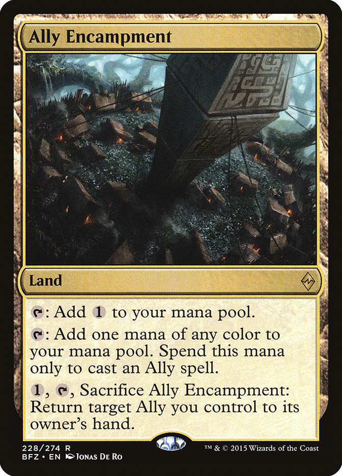 Magic the Gathering Card - Ally Encampment - MTG Circle