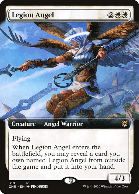 Magic the Gathering Card - Legion Angel - MTG Circle