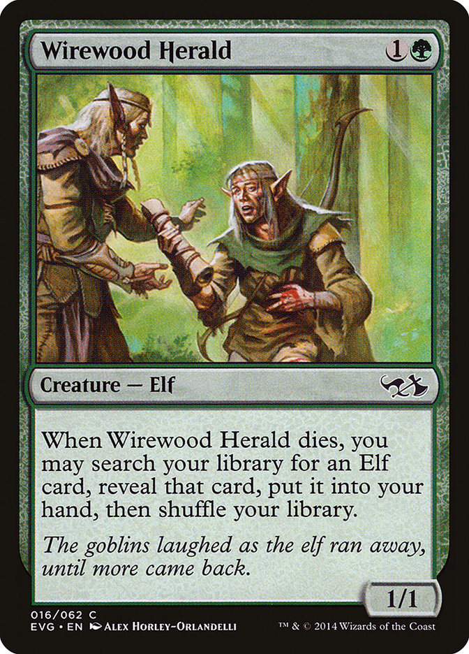 Magic the Gathering Card - Wirewood Herald - MTG Circle