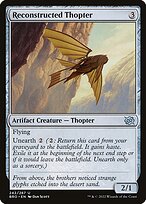 Magic the Gathering Card - Reconstructed Thopter - MTG Circle