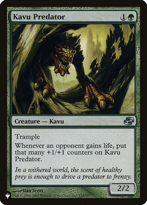 Magic the Gathering Card - Kavu Predator - MTG Circle
