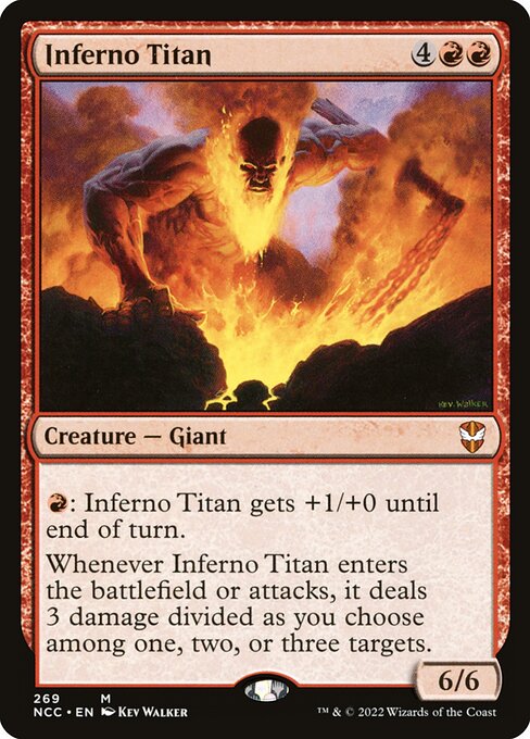 Magic the Gathering Card - Inferno Titan - MTG Circle