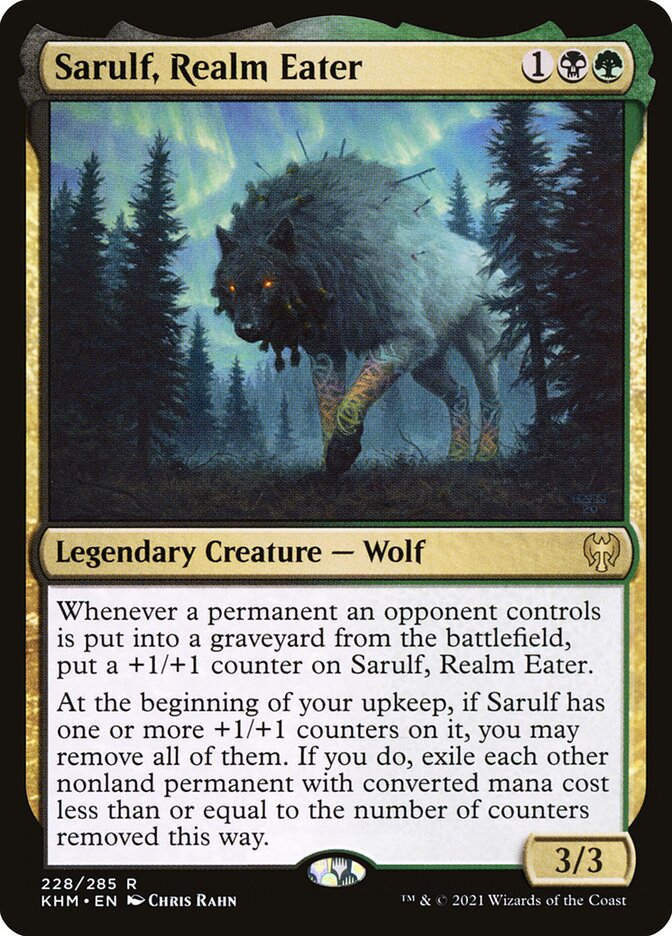 Magic the Gathering Card - Sarulf, Realm Eater - MTG Circle