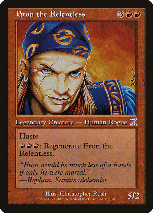 Magic the Gathering Card - Eron the Relentless - MTG Circle