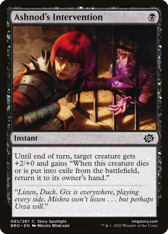 Magic the Gathering Card - Ashnod's Intervention - MTG Circle