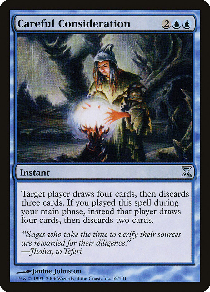Magic the Gathering Card - Careful Consideration - MTG Circle