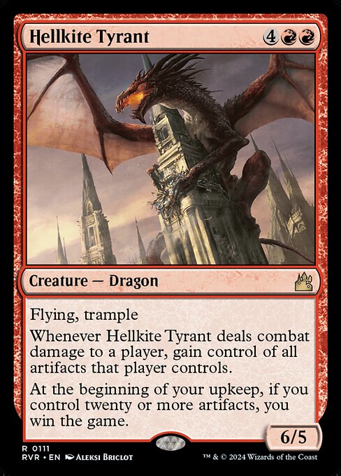 Magic the Gathering Card - Hellkite Tyrant - MTG Circle