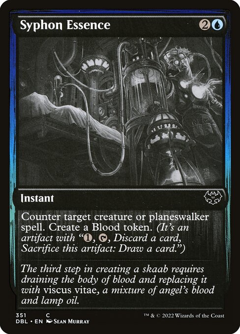 Magic the Gathering Card - Syphon Essence - MTG Circle