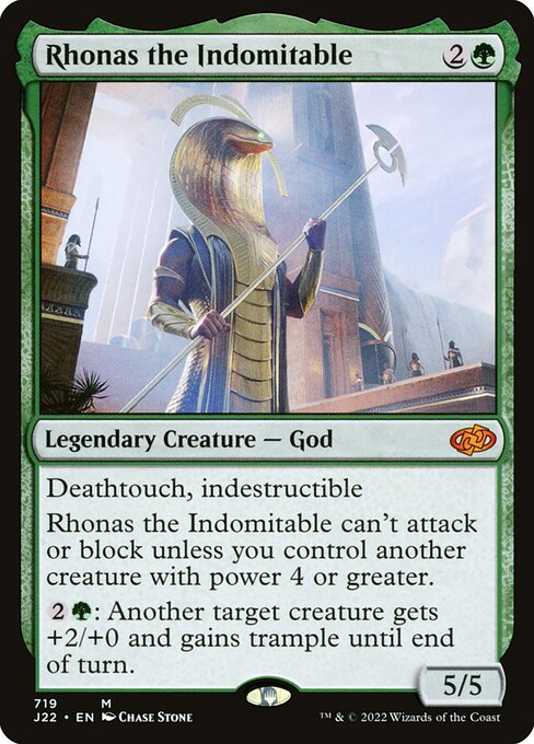 Magic the Gathering Card - Rhonas the Indomitable - MTG Circle