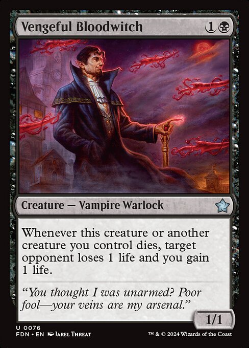 Magic the Gathering Card - Vengeful Bloodwitch - MTG Circle