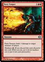 Magic the Gathering Card - Fiery Temper - MTG Circle