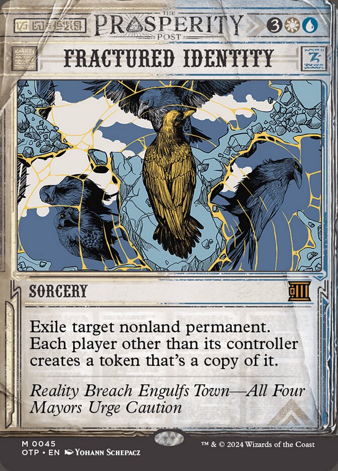 Magic the Gathering Card - Fractured Identity - MTG Circle