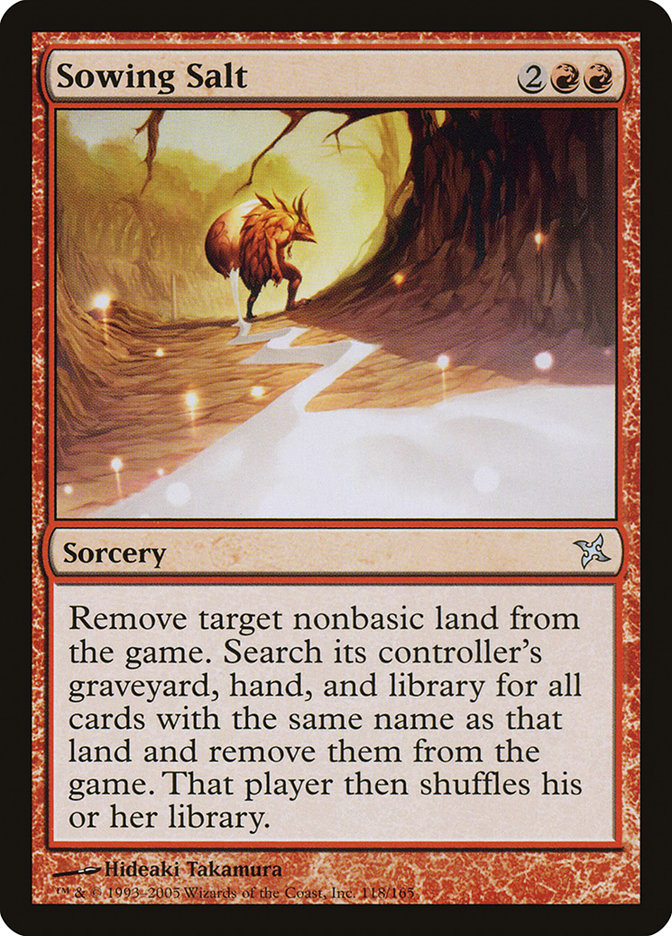 Magic the Gathering Card - Sowing Salt - MTG Circle