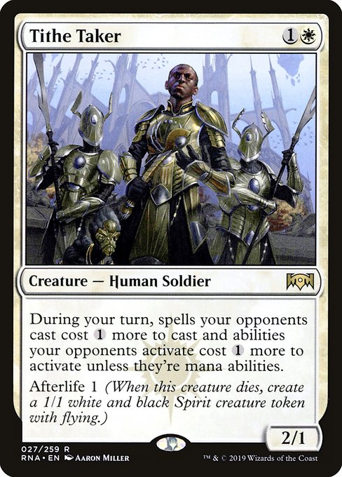 Magic the Gathering Card - Tithe Taker - MTG Circle