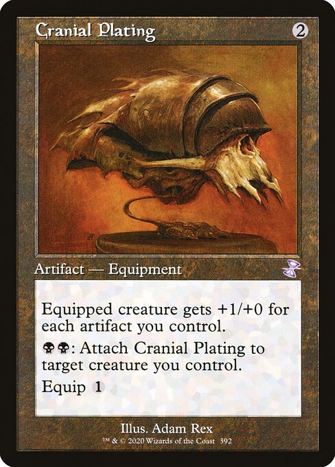 Magic the Gathering Card - Cranial Plating - MTG Circle