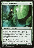 Magic the Gathering Card - Incubation Druid - MTG Circle