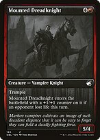 Magic the Gathering Card - Mounted Dreadknight - MTG Circle