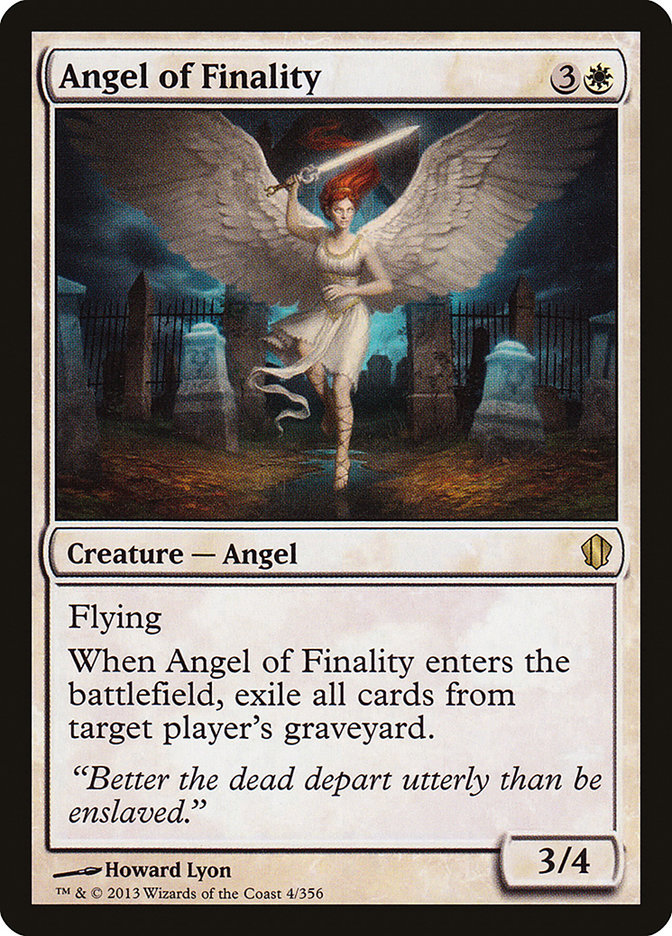 Magic the Gathering Card - Angel of Finality - MTG Circle