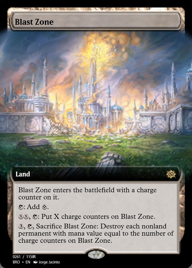 Magic the Gathering Card - Blast Zone - MTG Circle