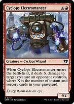 Magic the Gathering Card - Cyclops Electromancer - MTG Circle
