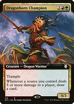 Magic the Gathering Card - Dragonborn Champion - MTG Circle