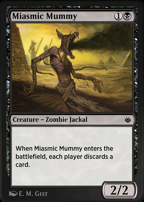 Magic the Gathering Card - Miasmic Mummy - MTG Circle