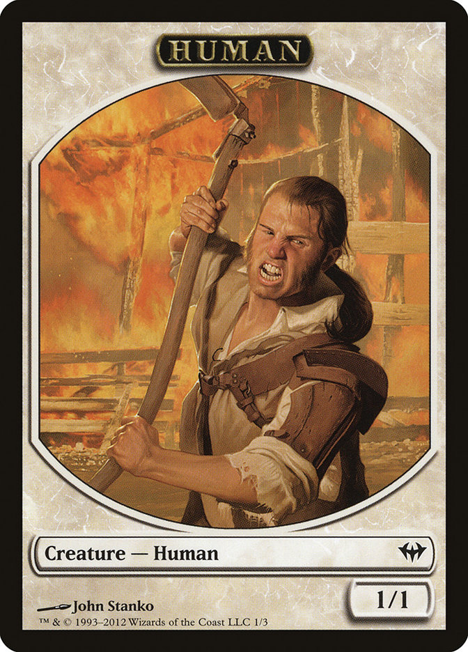 Magic the Gathering Card - Human - MTG Circle