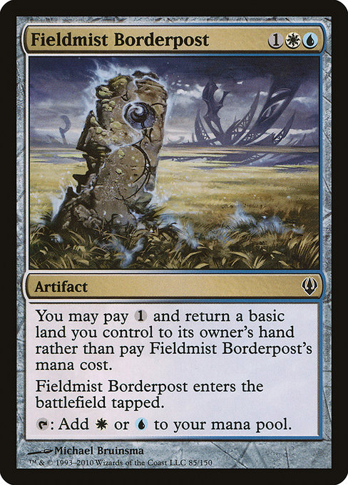 Magic the Gathering Card - Fieldmist Borderpost - MTG Circle