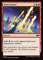 Magic the Gathering Card - Mana Geyser - MTG Circle