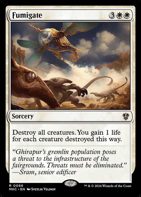 Magic the Gathering Card - Fumigate - MTG Circle