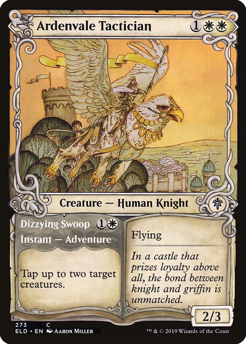 Magic the Gathering Card - Ardenvale Tactician // Dizzying Swoop - MTG Circle