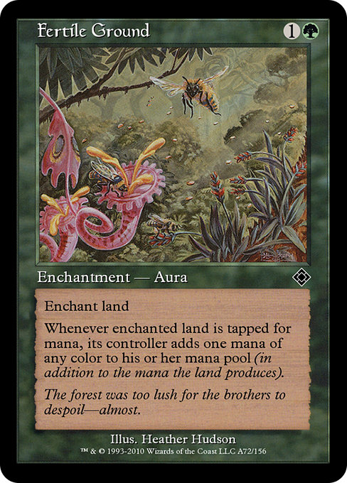 Magic the Gathering Card - Fertile Ground - MTG Circle