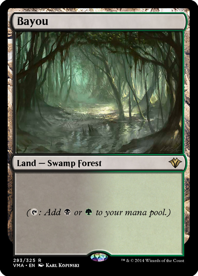 Magic the Gathering Card - Bayou - MTG Circle