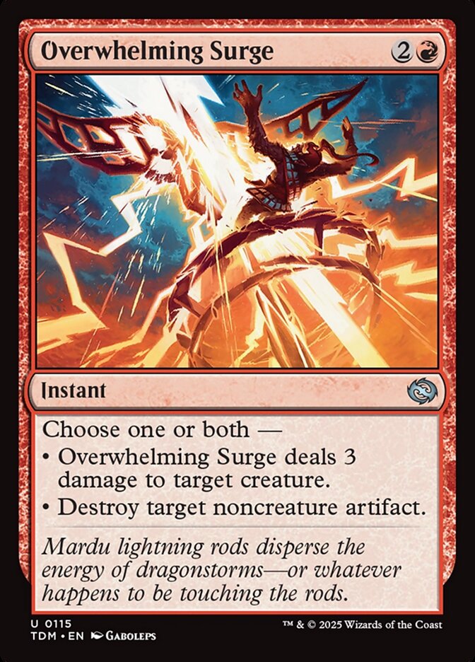 Magic the Gathering Card - Overwhelming Surge - MTG Circle