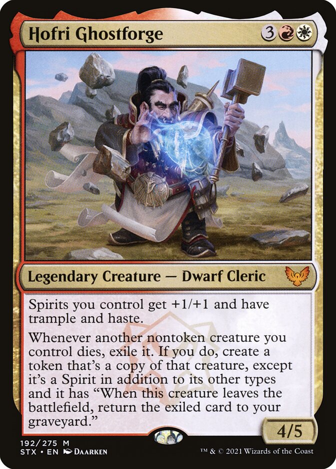 Magic the Gathering Card - Hofri Ghostforge - MTG Circle