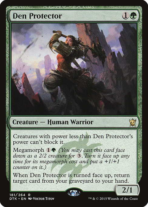 Magic the Gathering Card - Den Protector - MTG Circle