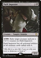 Magic the Gathering Card - Dark Impostor - MTG Circle