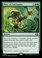 Magic the Gathering Card - Flare of Cultivation - MTG Circle