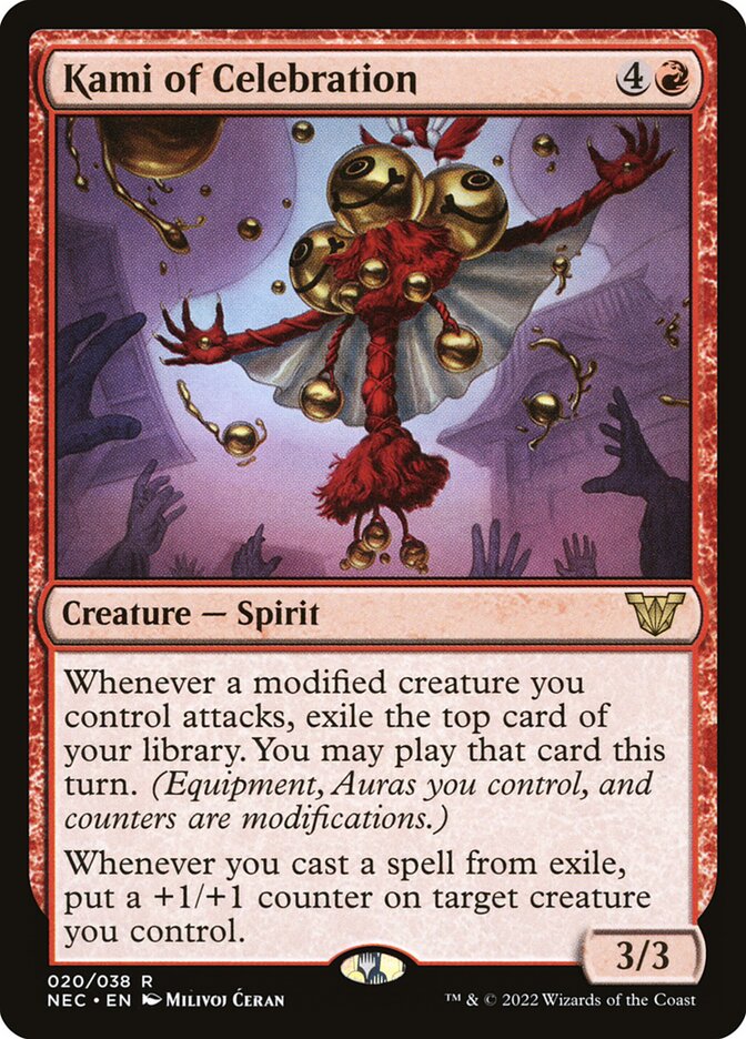 Magic the Gathering Card - Kami of Celebration - MTG Circle