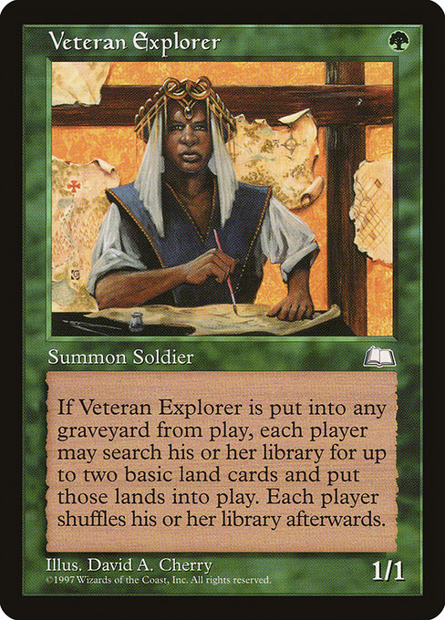 Magic the Gathering Card - Veteran Explorer - MTG Circle