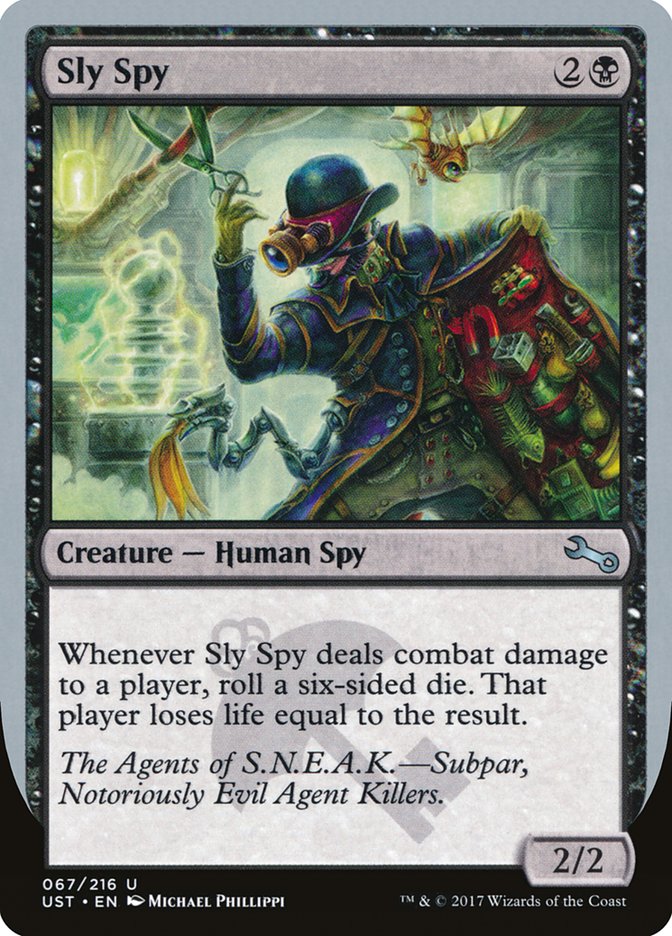 Magic the Gathering Card - Sly Spy - MTG Circle