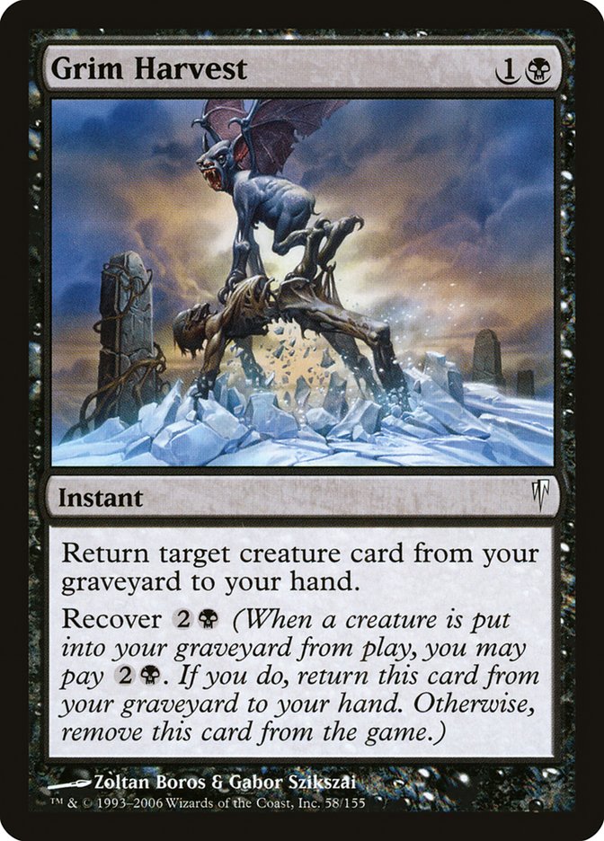 Magic the Gathering Card - Grim Harvest - MTG Circle