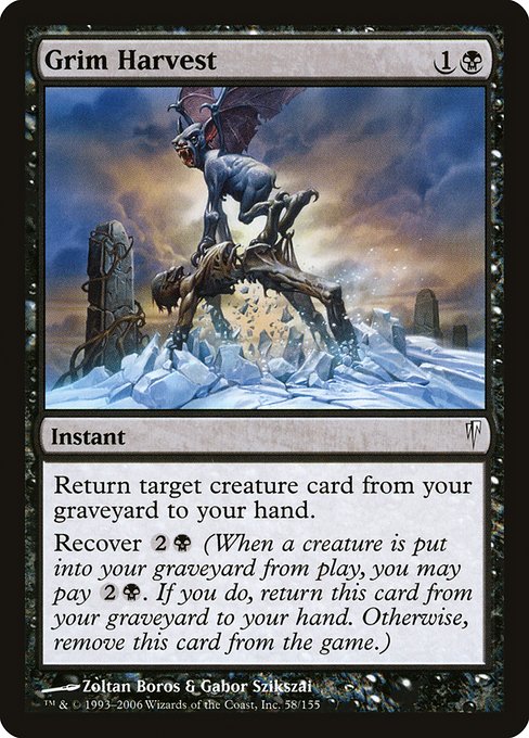 Magic the Gathering Card - Grim Harvest - MTG Circle
