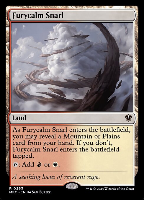 Magic the Gathering Card - Furycalm Snarl - MTG Circle