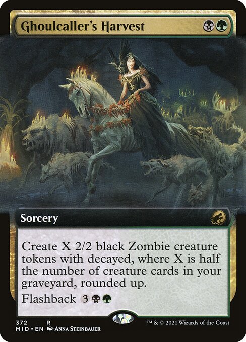 Magic the Gathering Card - Ghoulcaller's Harvest - MTG Circle