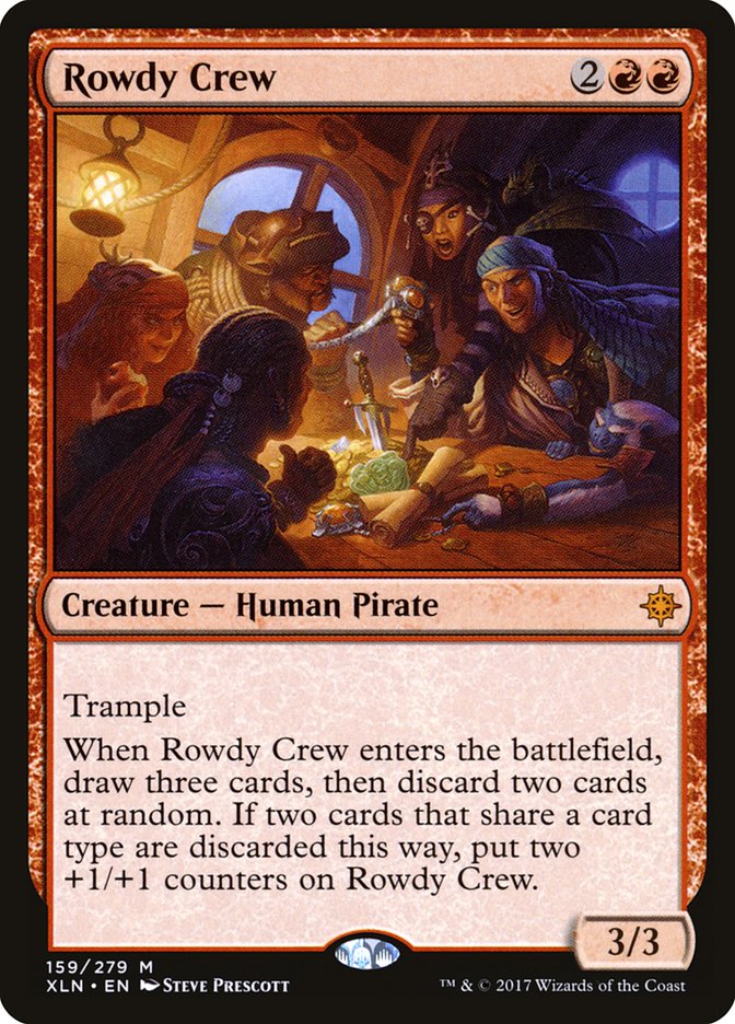 Magic the Gathering Card - Rowdy Crew - MTG Circle