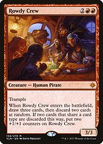 Magic the Gathering Card - Rowdy Crew - MTG Circle