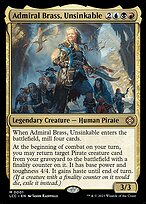 Magic the Gathering Card - Admiral Brass, Unsinkable - MTG Circle