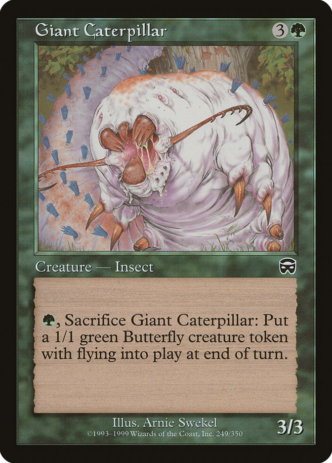 Magic the Gathering Card - Giant Caterpillar - MTG Circle
