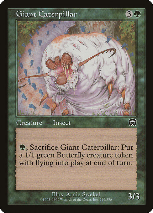 Magic the Gathering Card - Giant Caterpillar - MTG Circle